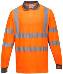 Portwest S271 Hosszú ujjú Cotton Comfort pólóing Narancs - XXL (PW-S271ORRXXL) - hardtools