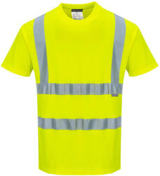 Portwest S170 Cotton Comfort rövid ujjú póló Sárga - 3XL (PW-S170YERXXXL) - hardtools