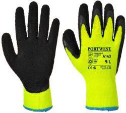 Portwest A143 Thermal Soft Grip kesztyű Sárga/Fekete - M (PW-A143Y8RM)