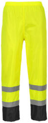 Portwest H444 Hi-Vis Classic Contrast esőnadrág Sárga/Fekete - 5XL (PW-H444YBR5XL) - hardtools