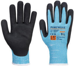 Portwest A667 Claymore AHR Cut kesztyű Kék/Fekete - M (PW-A667B8RM)