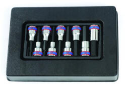 King Tony 1/2" hatszög bitfejkészlet 80mm 9 részes (9-4120PR) (9-4120PR) - hardtools