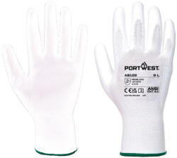 Portwest AB129 PU tenyérmártott kesztyű (288 pár) Fehér - L (PW-AB129W6RL) - hardtools