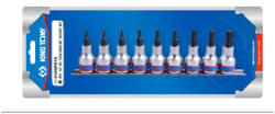  King Tony 1/2" Torx bitfej készlet sínen 9 részes (4109PR10) (4109PR10) - hardtools