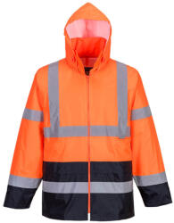 Portwest H443 Hi-Vis Classic Contrast esődzseki Narancs/Navy - L (PW-H443ONRL) - hardtools