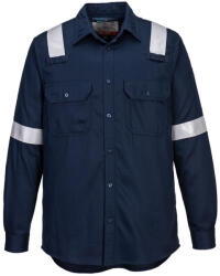 Portwest FR720 FR Lightweight könnyű lángálló antisztatikus ing Navy - XL (PW-FR720NARXL) - hardtools