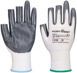 Portwest A311 Grip 13 ujjatlan nitril kesztyű (12 pár) Fehér/Szürke - XXL (PW-A311W7RXXL) - hardtools