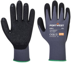 Portwest A351 DermiFlex Plus védőkesztyű Szürke/Fekete - XXL (PW-A351G8RXXL)
