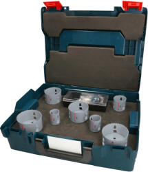 Bosch PRO PC Plus körkivágó készlet befogóval, 4db laposfúró, 13 részes, 32, 41, 51, 73, 76, 83, 86 mm (2608594433) - hardtools