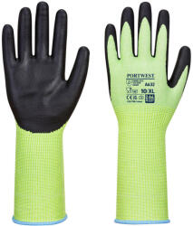 Portwest A632 Zöld vágásbiztos kesztyű hosszú mandzsetta Zöld/Fekete - S (PW-A632E8RS) - hardtools