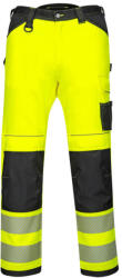 Portwest PW303 PW3 Hi-Vis könnyű stretch nadrág Sárga/Fekete - 40 (PW-PW303YBR40) - hardtools