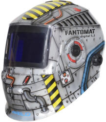 IWELD hegesztő fejpajzs, Fantomat 5.3, industrial, ezüst (8FNTMAT53SIL) - hardtools