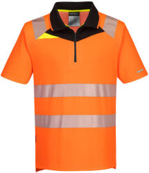 Portwest DX412 DX4 Hi-Vis póló S/S Narancs/Fekete - XL (PW-DX412OBRXL) - hardtools