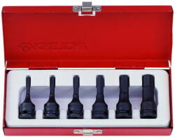 King Tony gépi 3/8"hex-bitfej készlet 6 részes (3406MP) (3406MP) - hardtools