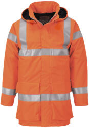 Portwest S774 Bizflame Rain Hi-Vis Multi Lite kabát Narancs - 3XL (PW-S774ORRXXXL) - hardtools