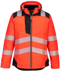 Portwest T400 PW3 Hi-Vis télikabát Piros/Fekete - 3XL (PW-T400RBKXXXL) - hardtools