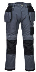 Portwest T602 PW3 Holster Work lengőzsebes nadrág Szürke/Fekete - 40 (PW-T602ZBS40) - hardtools
