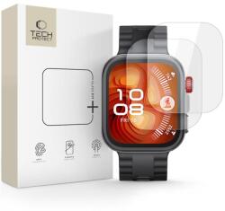 Huawei Watch Fit 4 Pro okosóra üvegfólia - kijelzővédő üvegfólia (2 db) - tokgalaxis
