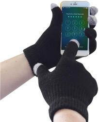 Portwest GL16 Touchscreen kötött kesztyű Fekete - S/M (PW-GL16BKRS-M) - hardtools