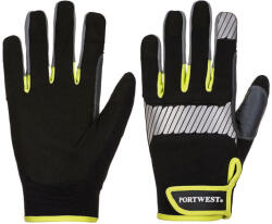 Portwest A770 PW3 általános felhasználású kesztyű Fekete/Sárga - S (PW-A770BKYS) - hardtools