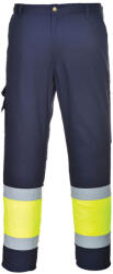Portwest L049 Hi-Vis könnyű, kéttónusú Combat nadrág Sárga/Navy - XL (PW-L049YNRXL) - hardtools