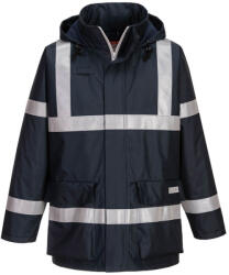 Portwest S785 Bizflame Rain antisztatikus lángálló esőkabát Navy - M (PW-S785NARM) - hardtools