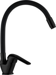 Kuchinox Elza, önálló mosogatócsaptelep rugalmas karral, matt fekete, LAV-BKE_B67D (LAV-BKE_B67D)