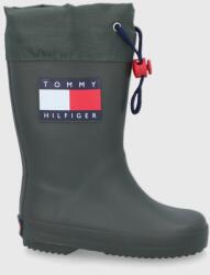 Tommy Hilfiger gyerek gumicsizma zöld - zöld 30