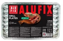  Alufix grilltálca négyszögletű 3db