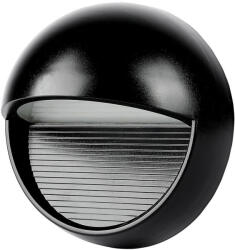 V-TAC LED lépcsőházi lámpa 3W 4000K kerek fekete lépcsőlámpa VT-1182 V-TAC (VTACLE1604)