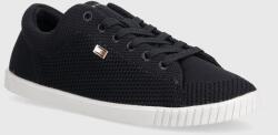 Tommy Hilfiger sportcipő FLAG LACE UP SNEAKER KNIT sötétkék, FW0FW08074 - sötétkék Női 37