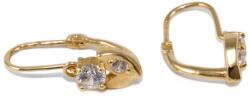Ékszershop Köves virág gyermek arany fülbevaló (1281225)