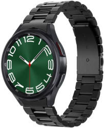 Samsung Galaxy Watch 6 Classic (47mm) SM-R960 / R965, fém pótszíj, Spigen Modern Fit, fekete