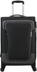 Samsonite Pulsonic Spinner 4-kerekes bővíthető bőrönd 68 x 44 x 27/30 cm, fekete (146517-0423)