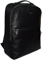 RIALTO olasz, fekete színű bőr laptoptartós hátizsák 40×32 cm (R-RT10ZAI-AE-03)