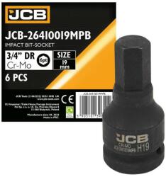 JCB JCB 26410019MPB ütvecsavarozó bitfej 3/4" 19 mm (JCB-26410019MPB)