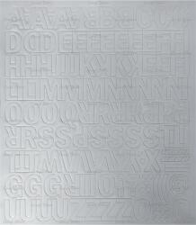  Öntapadós matrica, 2 cm-es, betűlap, fehér (500 - 20F) - molnarpapir