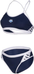 arena Icons Bikini Cross Back Solid Navy/White XS - UK30