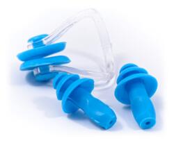 B2S Füldugók a Orrcsipesz BornToSwim Nose Clip/Earplugs Kék
