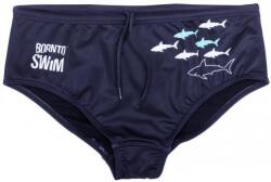 B2S Férfi úszónadrág BornToSwim Sharks Brief Black L