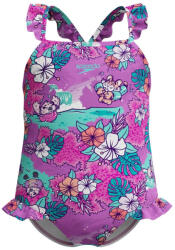 Speedo LTS Digi Frill Thinstrap Girls Violet/White 5