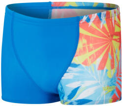 Speedo Digital Allover Aquashort Boys Orange/Blue 164cm