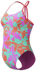 Speedo allover lane line back girls kaluna floral/arctic glass 116cm