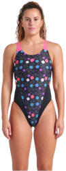 arena performance funny prints tech back black/shocking pink 3xs -