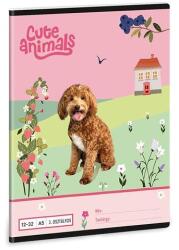 Ars Una Füzet vonalas ARS UNA A/5 32 lapos 12-32 3. osztályos Cute Animals-Doggie (53604583) - fotoland