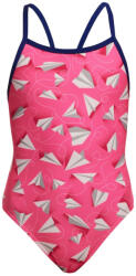 Funkita Paper Pink Single Strap One Piece Girls 164cm