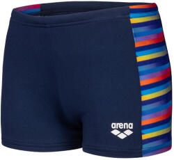 arena Performance Racing Stripe Short Boys Navy 116cm
