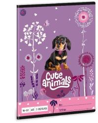 Ars Una Füzet ARS UNA A/5 32 lapos vonalas 16-32 II. osztályos Cute Animals-Puppy (53593696) - fotoland