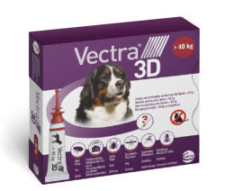 Vectra 3D 40 és 66 kg közötti kutyáknak 3 pipetta
