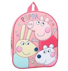 Astley - Baker Davies Stúdió Peppa malac hátizsák 3D - Peppa, Suzy bárány, Rebeka nyuszi (7-0024400)